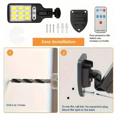 Mini luz solar LED con mando y sensor de movimiento FA-526 - additional image 2